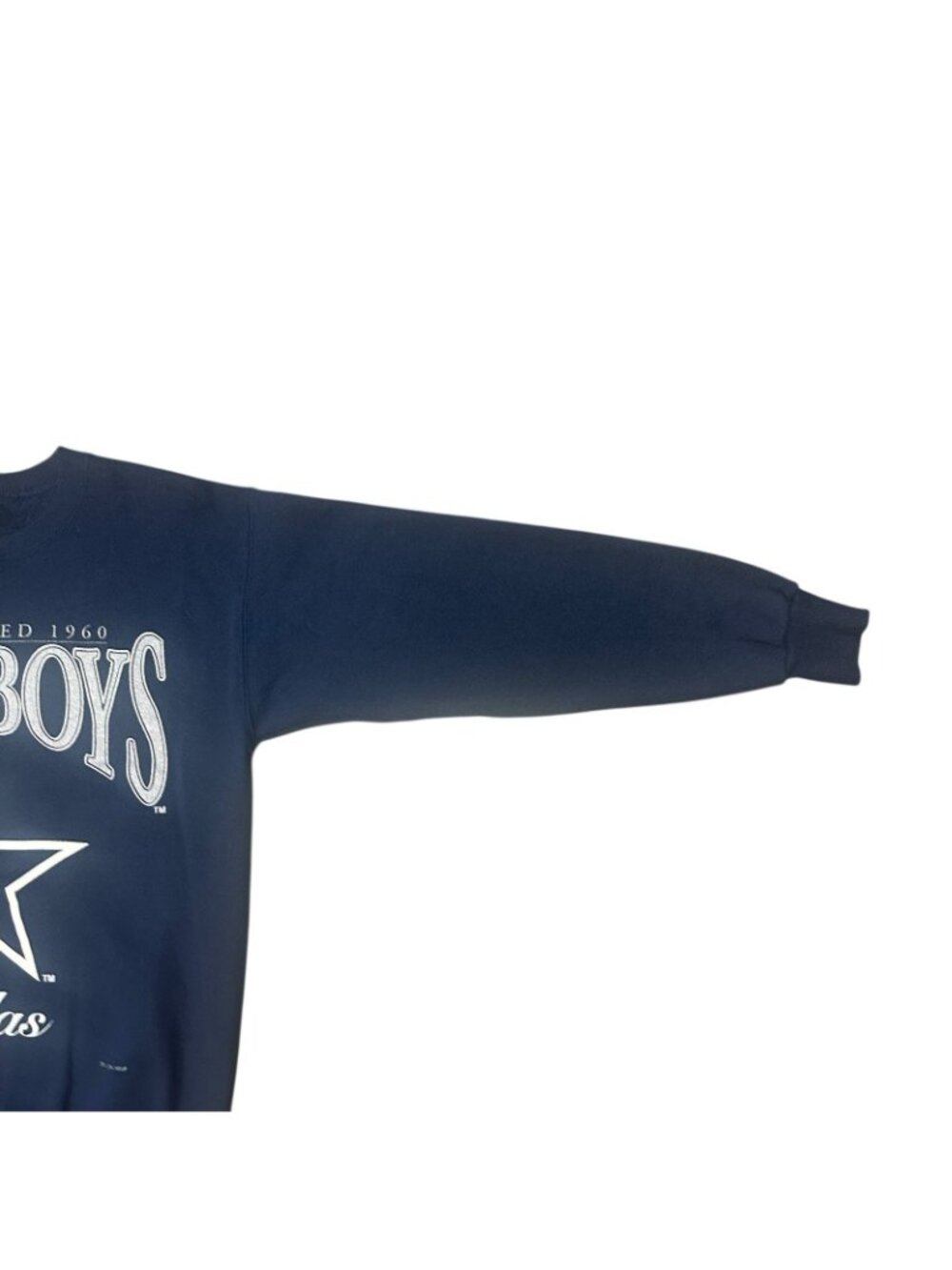 Vintage Lee Sports Dallas Cowboys Crewneck Sweatshirt L - Picture 2 of 11